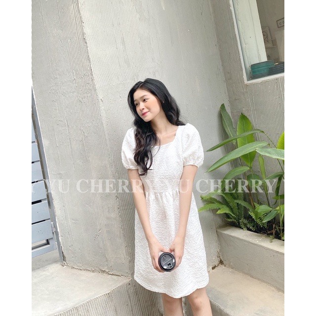 YU CHERRY | Đầm Cindy Pattern Dress YD133