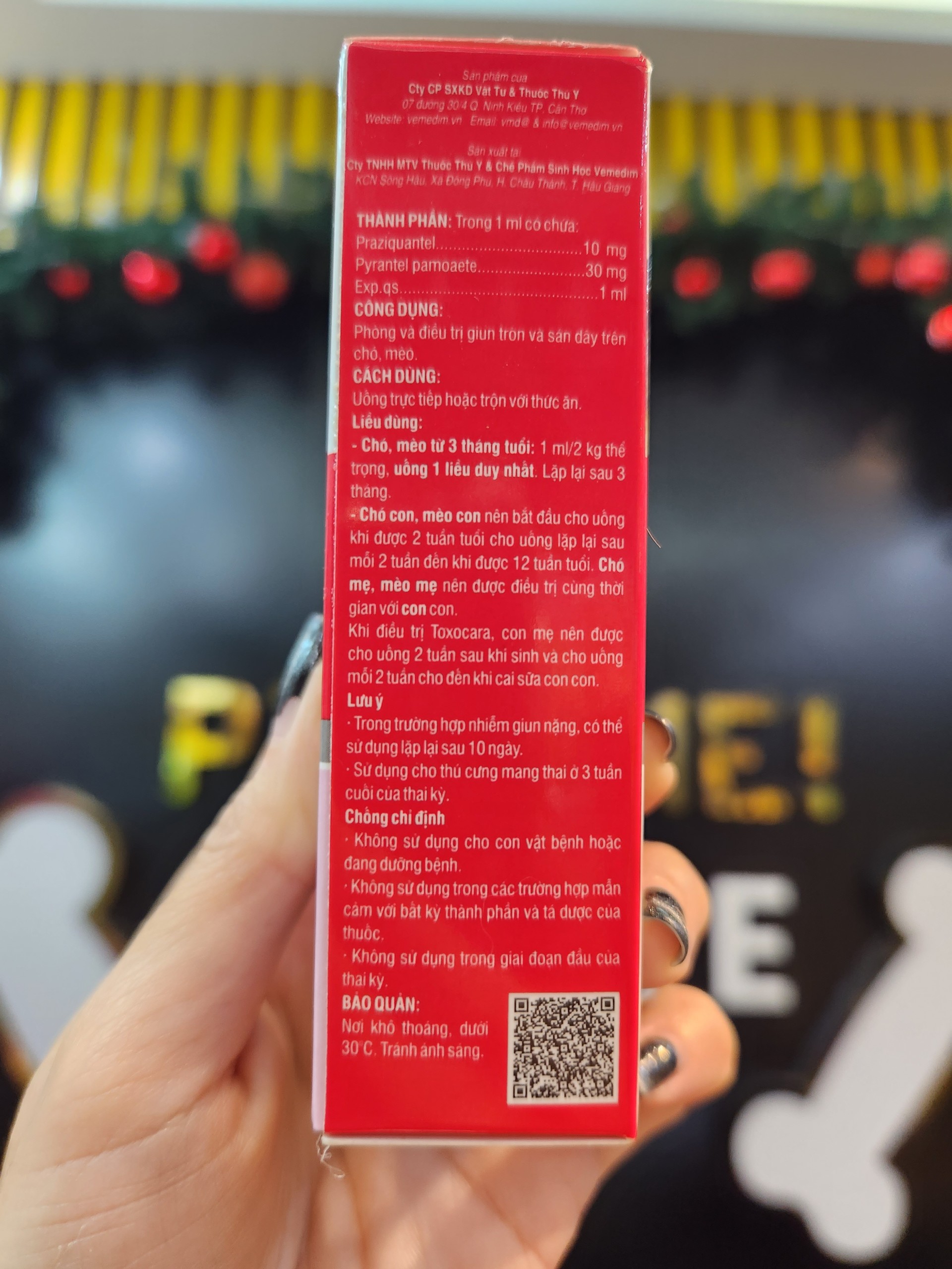 [20ml] Xổ giun Vime Deworm cho Chó Mèo dạng Nước