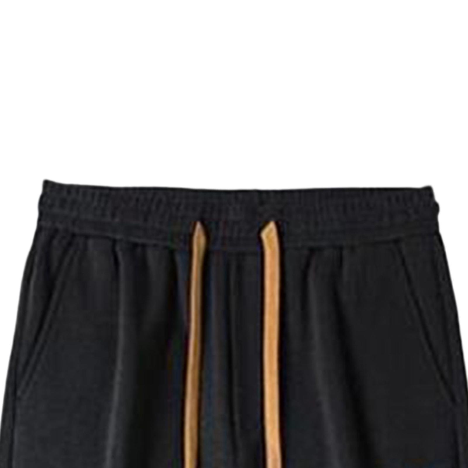 Men's Athletic Sweatpants Loose Fit Pants Joggers for Men with Pockets, Open Bottom Drawstring