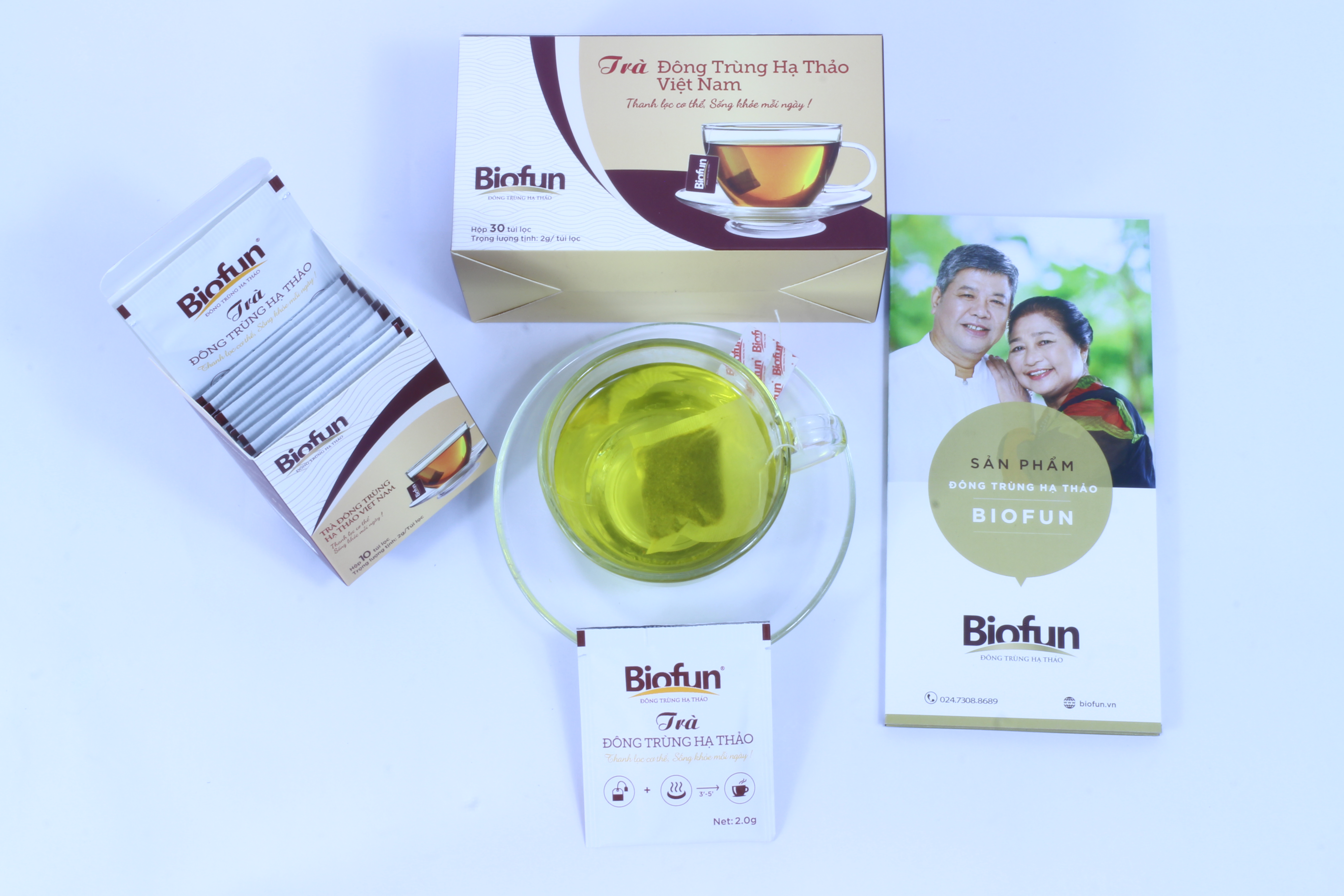 Thực phẩm chức năng Trà đông trùng hạ thảo BIOFUN