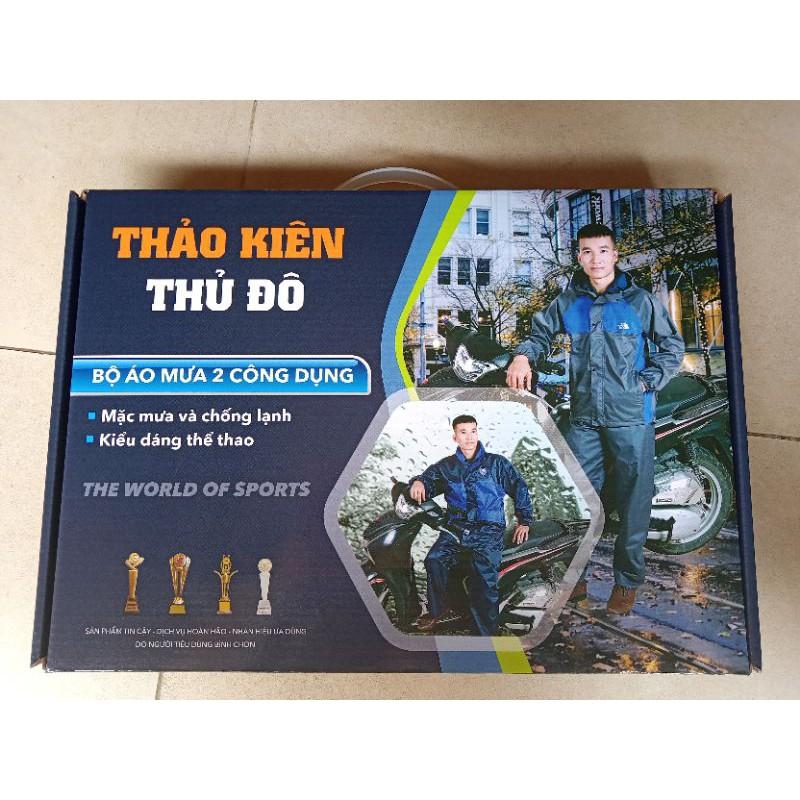 Bộ Quần Áo Mưa Vải Dù 2 Lớp Chống Thấm ,Chống Rét