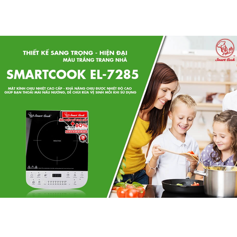 Bếp điện từ đơn Smartcook EL-7285 sản phẩm của tập đoàn Elmich - Hàng chính hãng