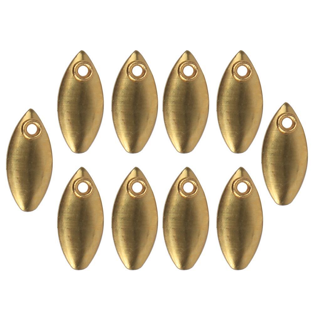 10/50/100pcs Durable Spoons Fishing Lures Sequins Baits Metal Wobblers Lures