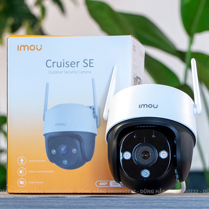 Camera Giám Sát Ngoài Trời IP Wifi IMOU Cruiser SE - IPC S41FP 4.0Mpx I XOAY 360° I Siêu Nét Ban Đêm Có Mầu I Hàng Chính Hãng | Bảo Hành 24 Tháng