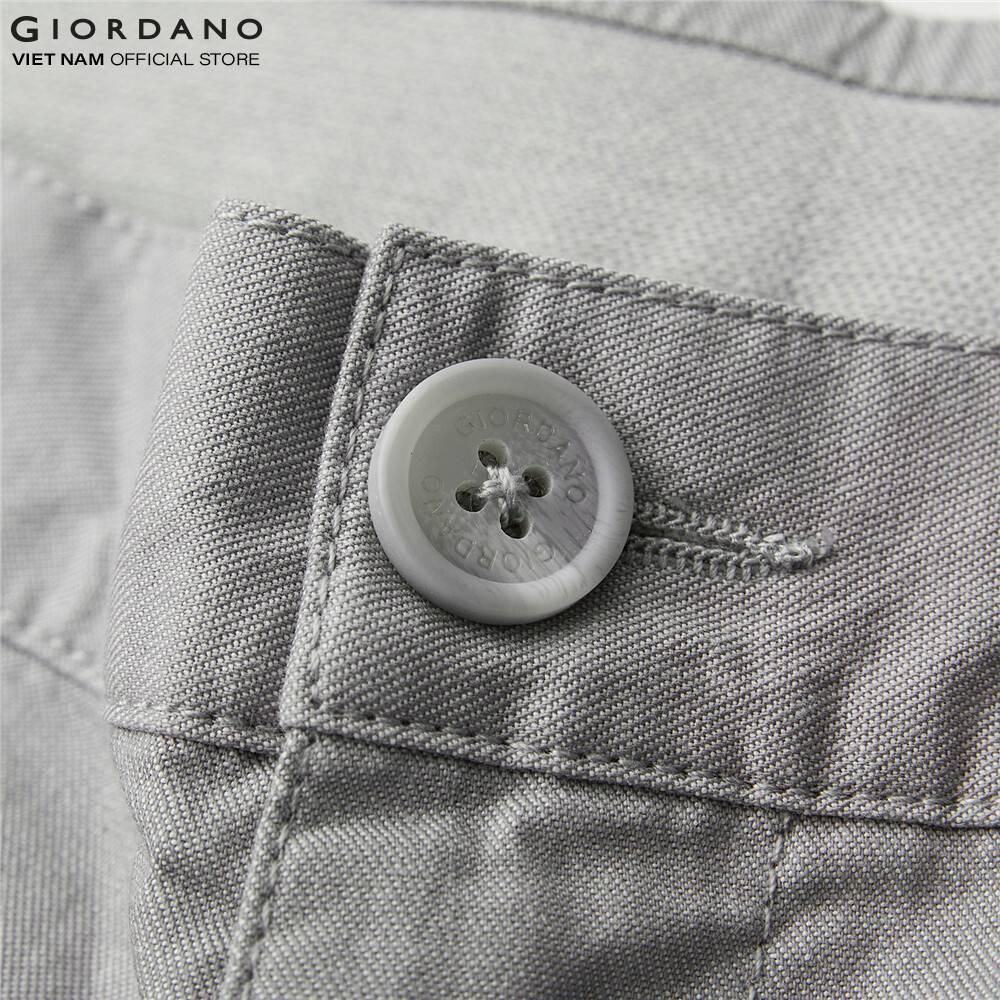 Quần Lửng Nam Giordano Khaki Shorts 01101202