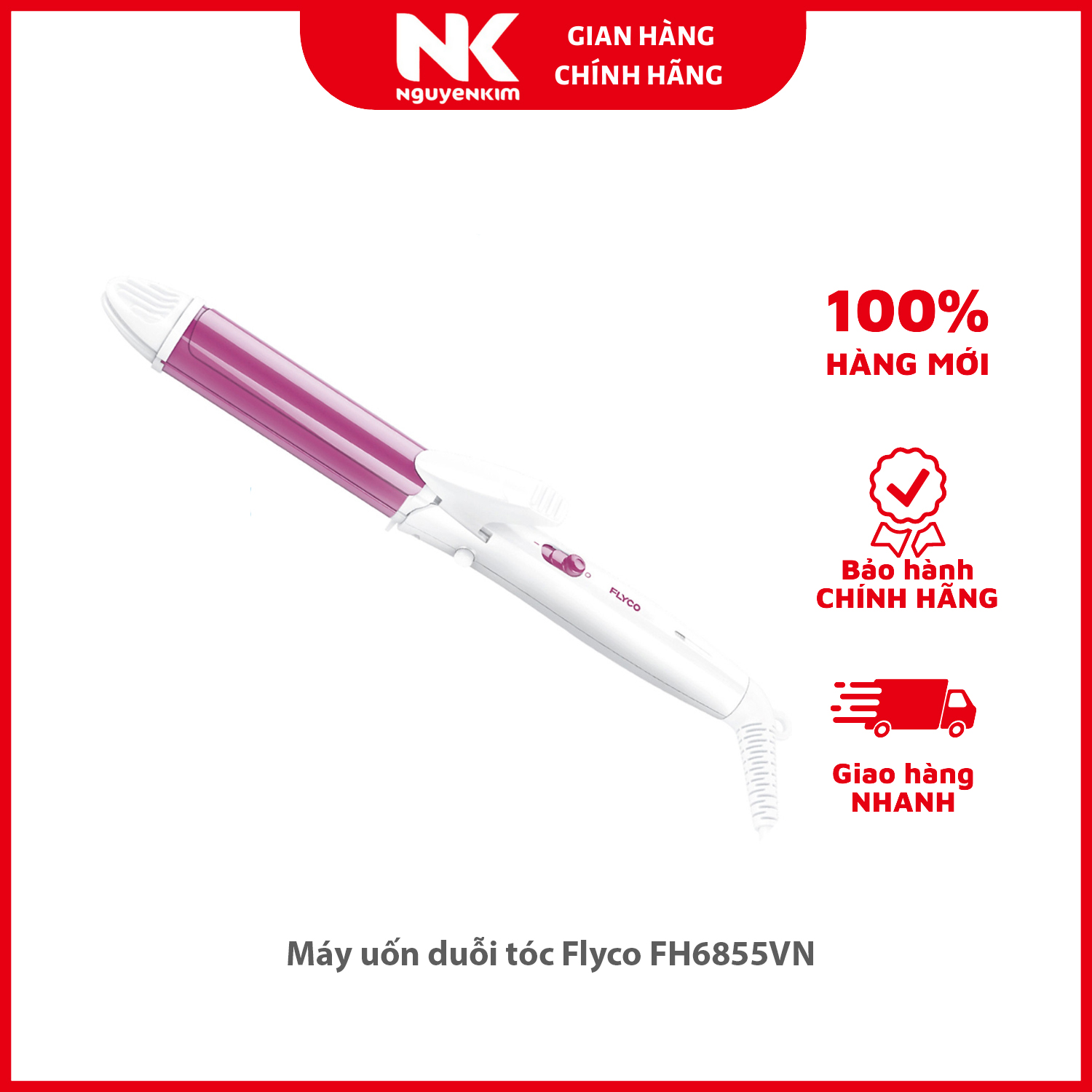 Máy uốn duỗi tóc Flyco FH6855VN - Hàng chính hãng