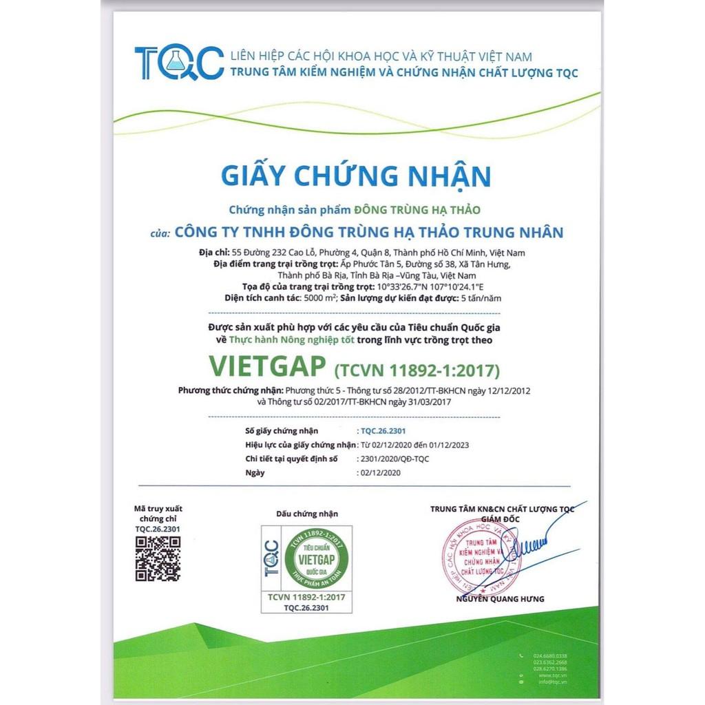 ĐÔNG TRÙNG HẠ THẢO GOLD X3 10GR - SẤY THĂNG HOA