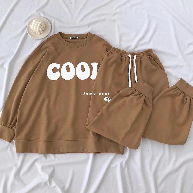 Sét COOL chất nỉ cotton dày TTS