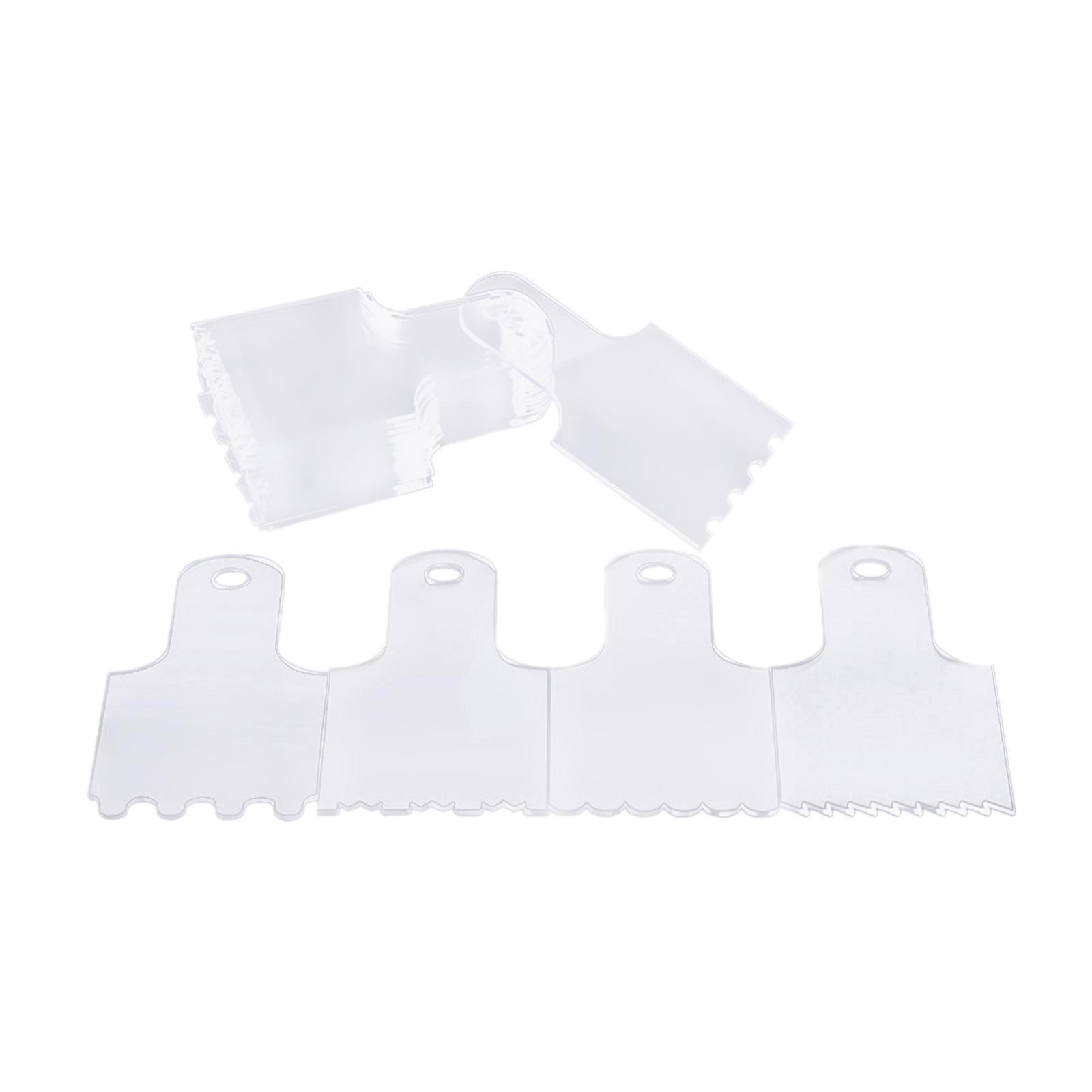 20x Cake Scraper Decorating Tool Supplies Icing for Kitchen Wedding