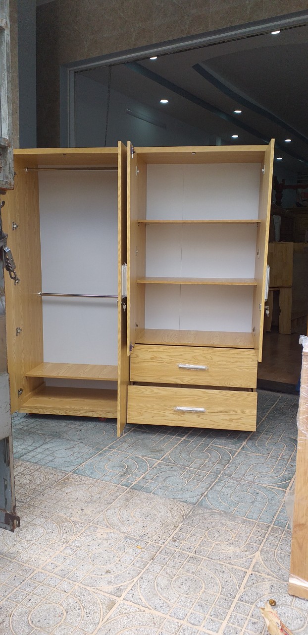 Tủ quần áo mẫu mới gỗ MDF 1M4-1M6-1M8-2M2