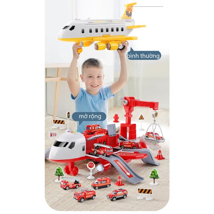 Bộ Đồ Chơi Máy Bay Biến Hình, đồ chơi trẻ em máy bay lắp ráp
