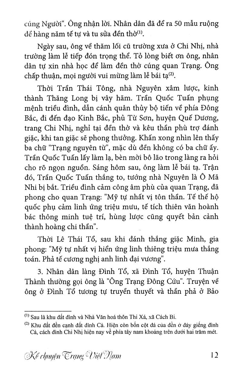 Kể Chuyện Trạng Việt Nam (Tái Bản)