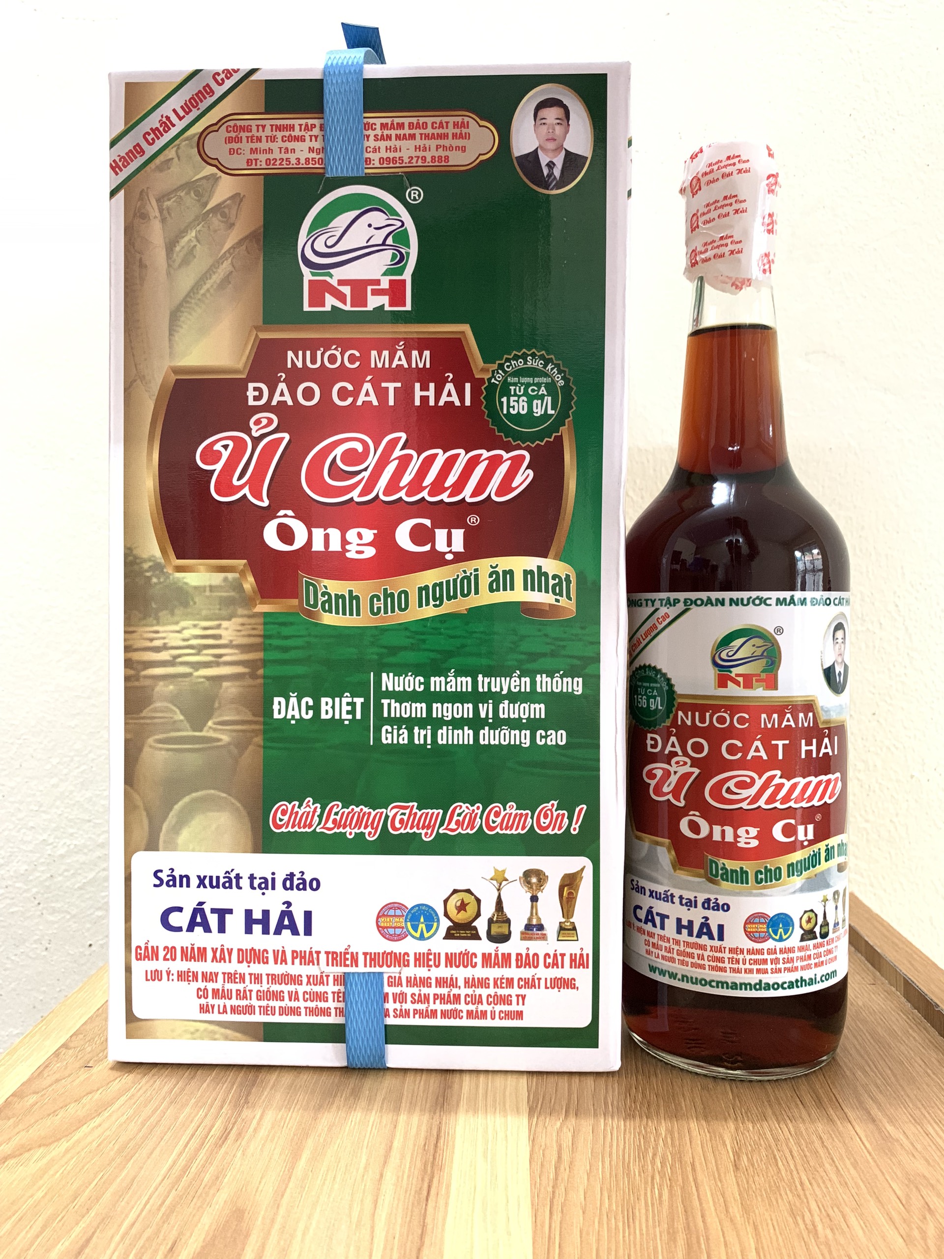 Nước mắm Ủ chum dành cho người ăn nhạt , dung tích 500ml/chai