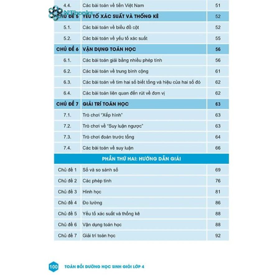 Sách Toán Bồi Dưỡng Học Sinh Giỏi Lớp 4 (Biên soạn theo chương trình GDPT mới)