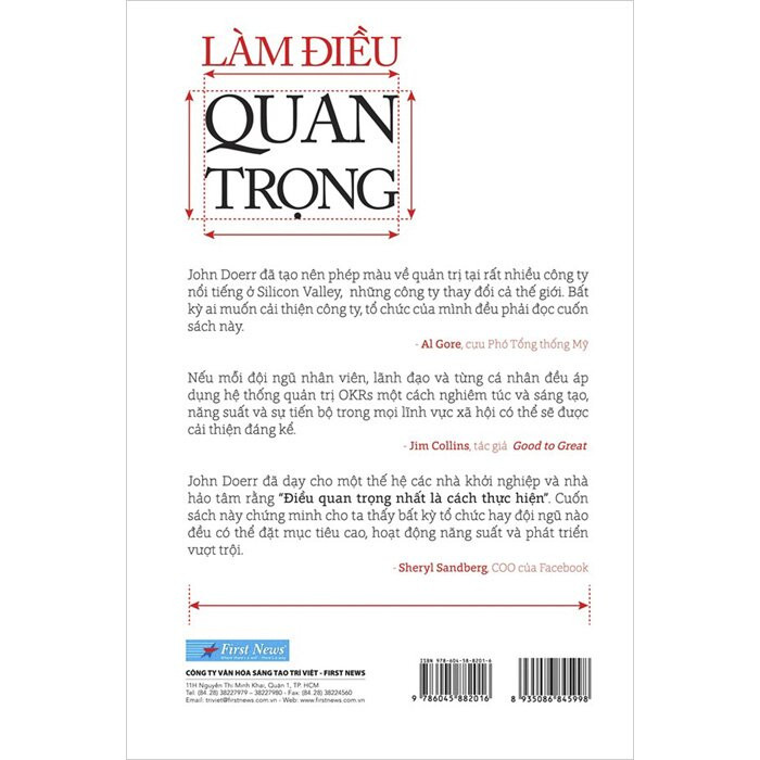 Làm Điều Quan Trọng - John Doerr - Lương Trọng Vũ dịch - (bìa mềm)