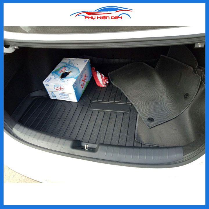 Thảm nhựa lót cốp Kia K3 2021-2022-2023-2024 nhựa dẻo cao cấp, không mùi, chống thấm nước tốt