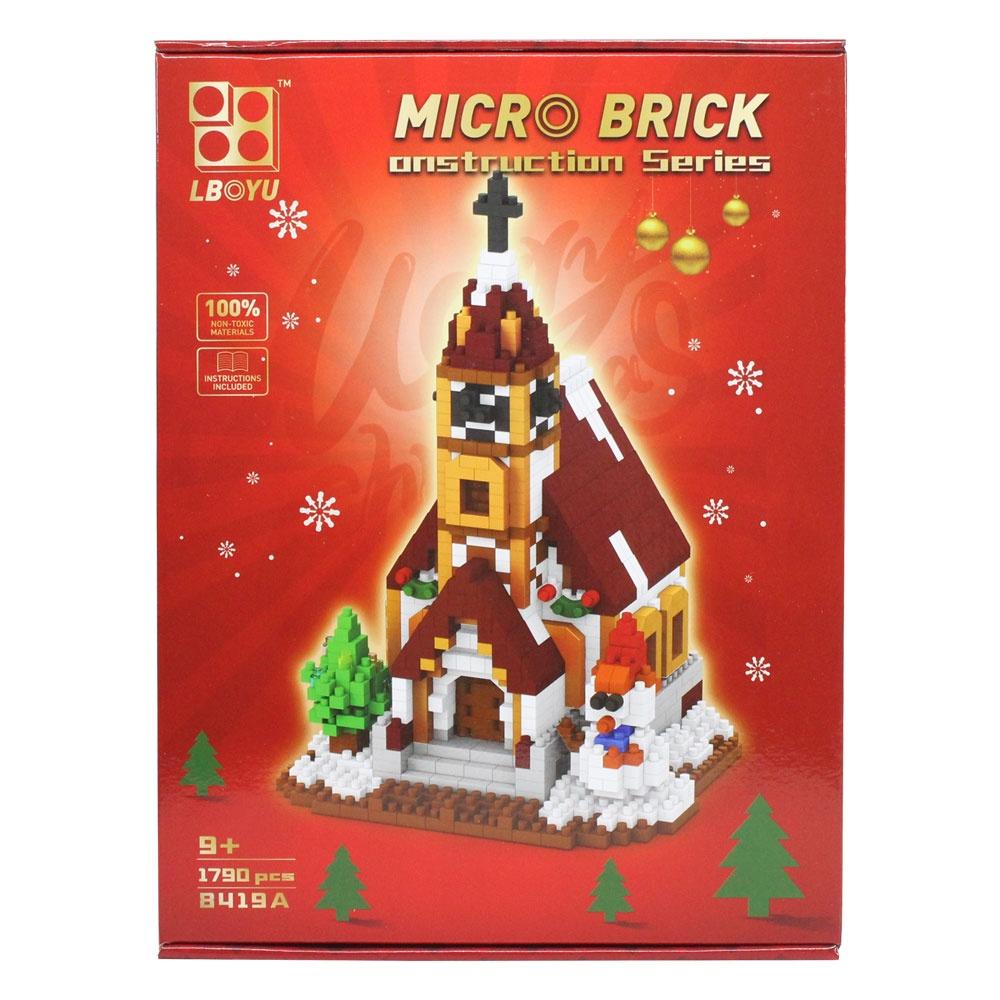 Đồ chơi micro blocks xếp khối thánh đường Noel VBC-8419A