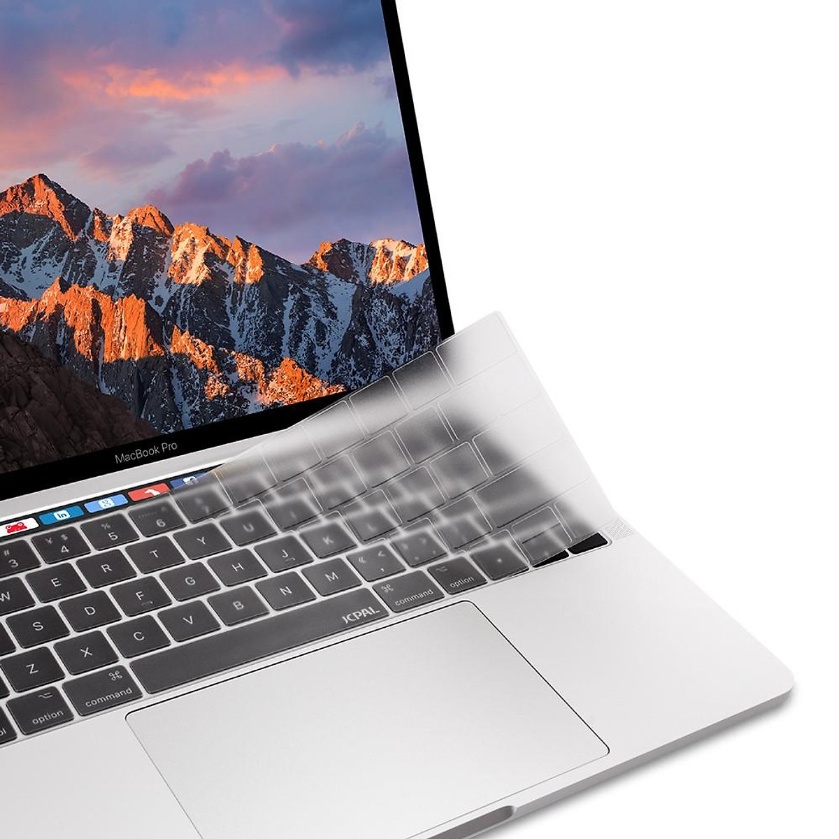 Miếng phủ bàn phím JCPAL Fitskin/Verskin cho Macbook Retina Air 2018-2019 (A1932) - Hàng chính hãng