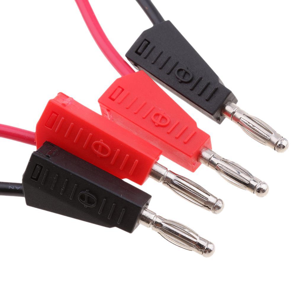 10Pcs Test Lead Banana Plug Male Stackable to Banana Plug