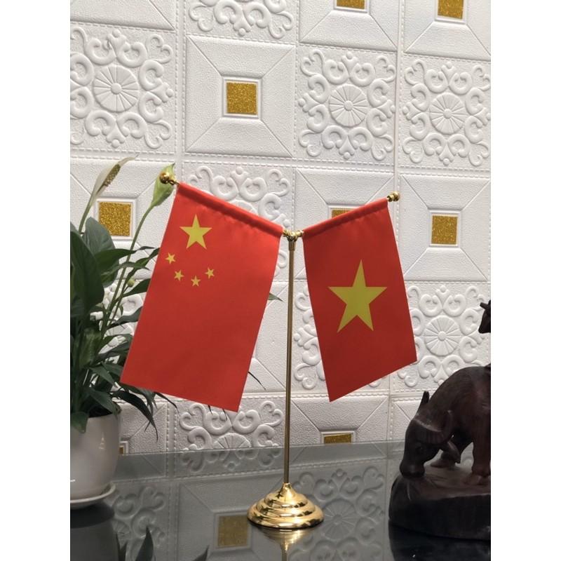Cờ để bàn hội nghị Việt Nam - Trung Quốc