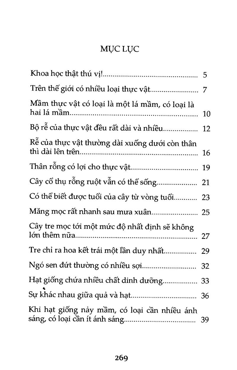 Khoa Học Vui - Thế Giới Thực Vật