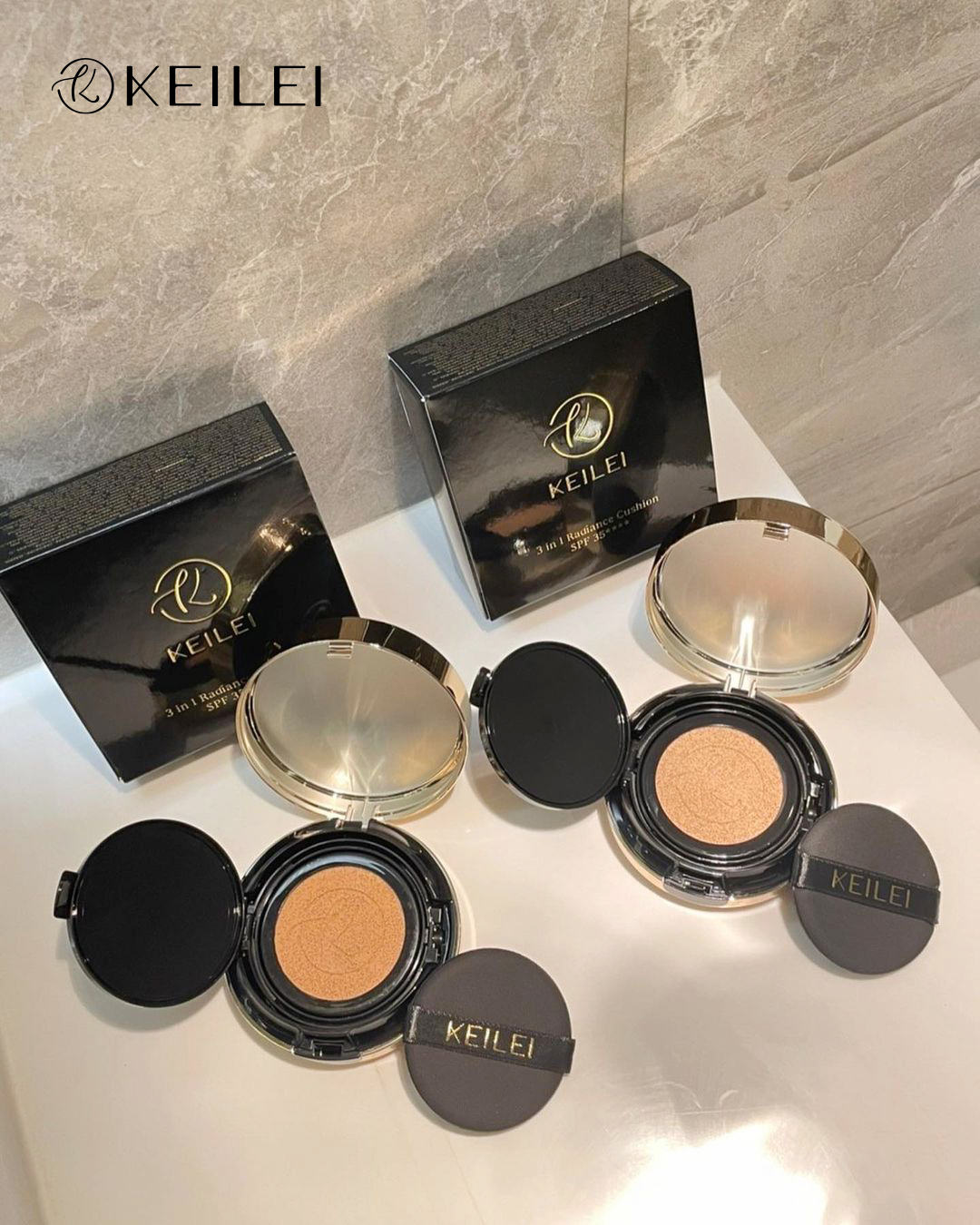 Phấn nước đa năng 3 trong 1 KEILEI - 3 in 1 Radiance Cushion KEILEI