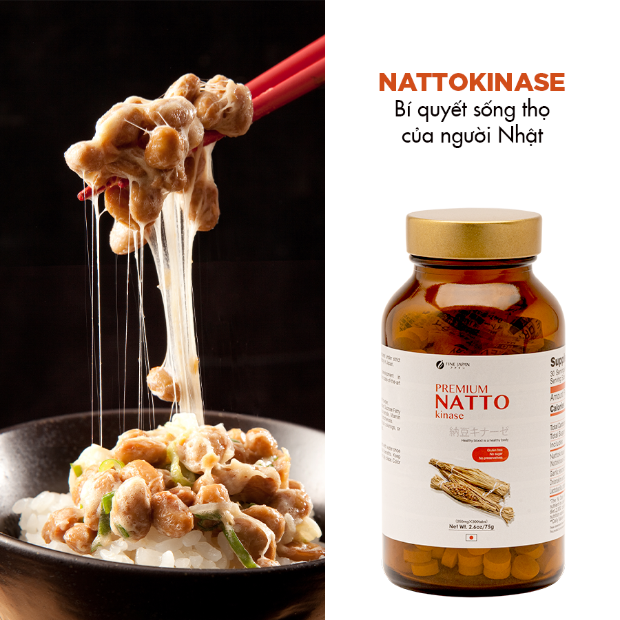 Viên uống hỗ trợ điều trị tai biến Fine Japan Nattokinase 2000FU
