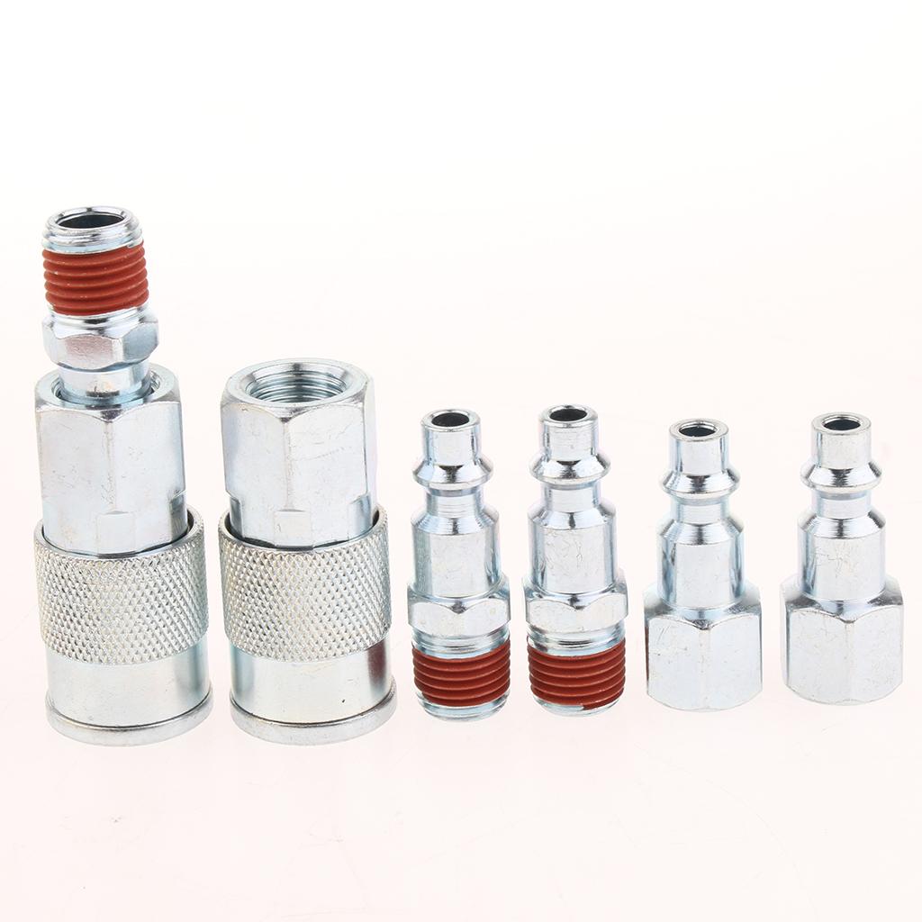 2 Set Air Blow Gun Kit 20 Pieces Recoil Airhose Blow Gun and 2 inflation needles