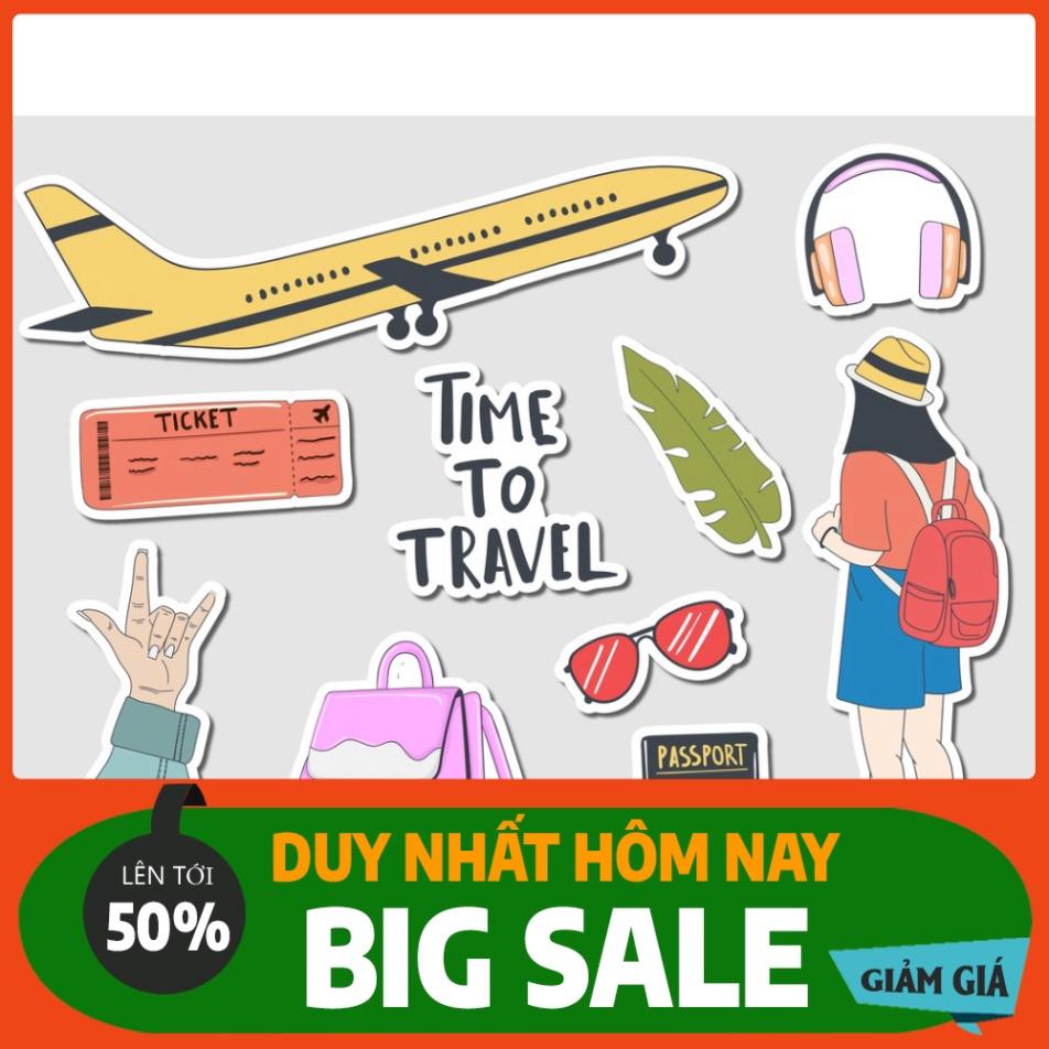 Combo 10 sheet sticker dán đồ chơi cực xinh xắn, phù hợp cho sổ tay, laptop, mũ bảo hiểm và vali.