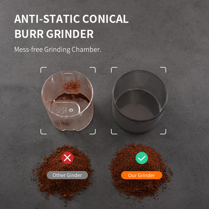Máy xay hạt cà phê Espresso cao cấp Shardor BDCJ015 có Bảng điều khiển kỹ thuật số - Tích hợp 31 chế độ xay hạt cà phê - HÀNG NHẬP KHẨU
