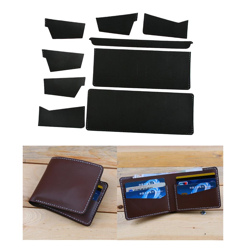 DIY Synthetic fiber Purse Kit Synthetic fiber Set Wallet Purse Making Black