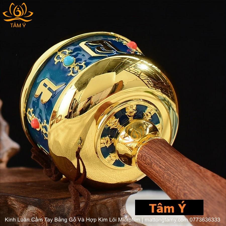 |Mẫu mới| Kinh Luân Cầm Tay Bằng Hợp Kim Cao Cấp và Gỗ Quý