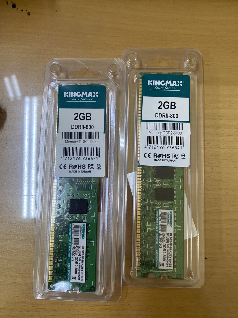 RAM PC 2GB DDR2 - BUS 800 KINGMAX - HÀNG CHÍNH HÃNG