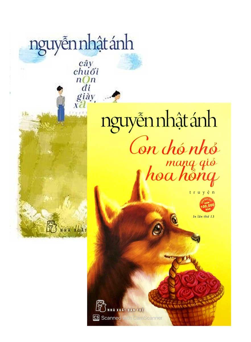 Bộ Sách Cây Chuối Non Đi Giày Xanh + Con Chó Nhỏ Mang Giỏ Hoa Hồng