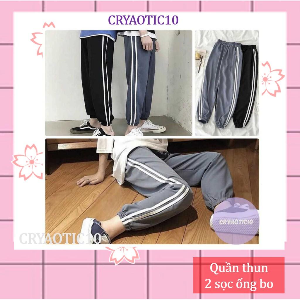 Quần jogger thun 2 sọc siêu hot unisex