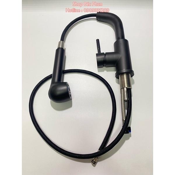 Vòi rửa chén nóng lạnh inox phủ nano