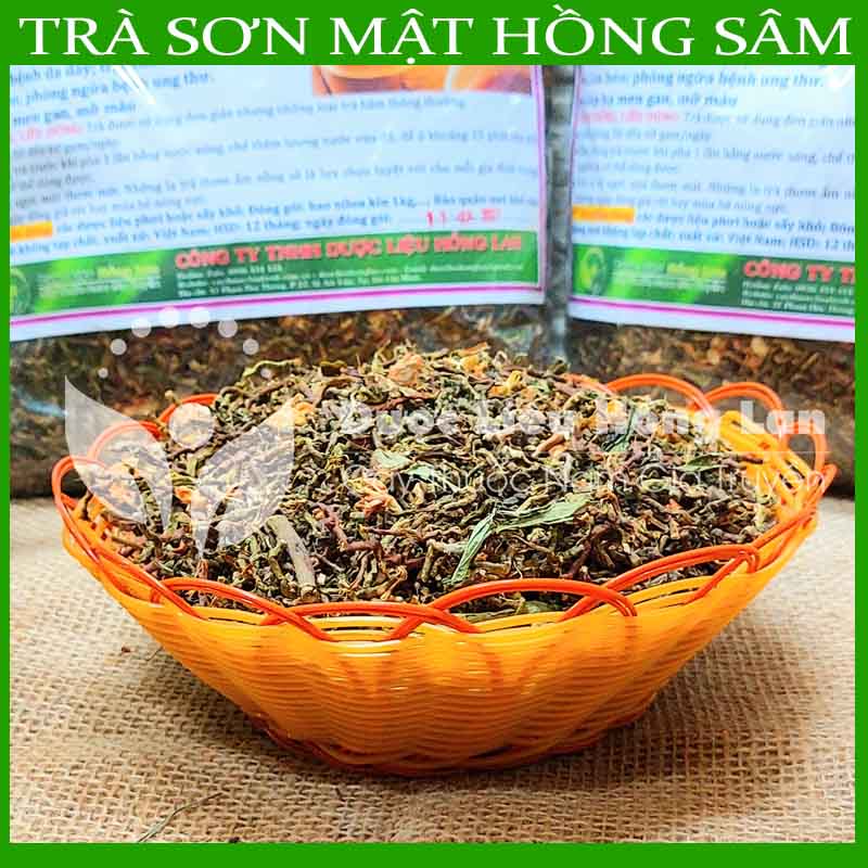 Trà Sơn Mật Hồng Sâm khô sạch đóng gói 500gram