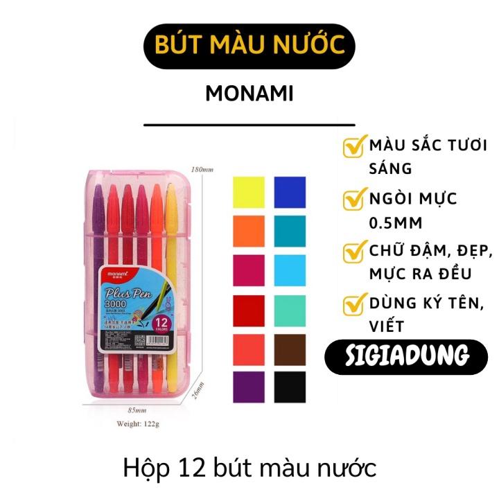 Bút Màu Nước - Hộp 12 Cây Bút Lông Viết Tiêu Đề, Ký Tên, Đánh Dấu 10322