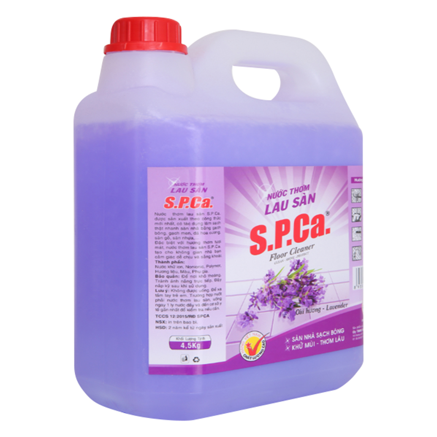 Nước Lau Sàn S.P.Ca 4.5 Lít -  Hương Lavender