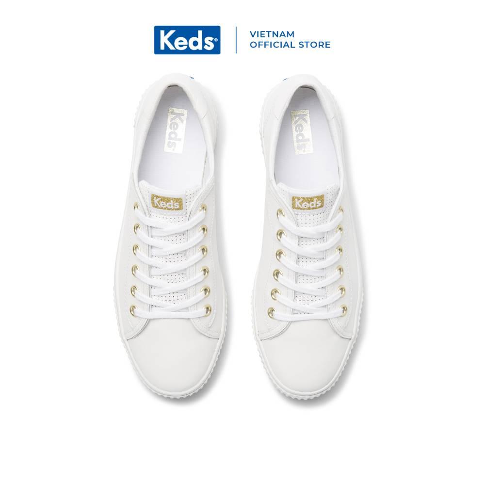 Giày Keds Nữ- Crew Kick Alto Leather- KD064602WH