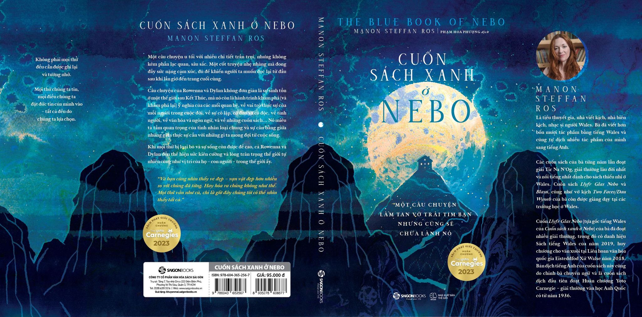 SÁCH - Cuốn sách xanh ở Nebo - Manon Steffan Ros