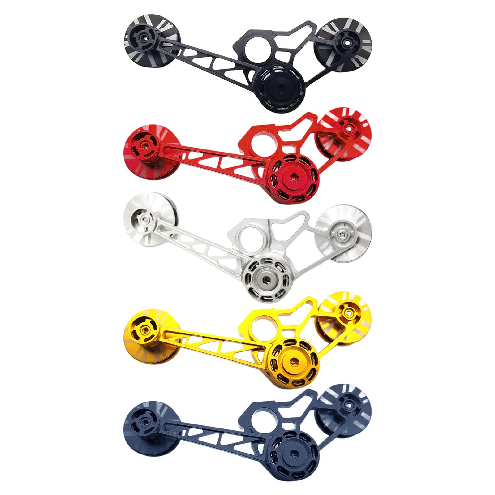 Bike Speed Adjuster, Bike Chain Tensioner Folding Bike Chain Stabilizer Rear Derailleur Chain Guide 1/2/3/6 Speed for Brompton