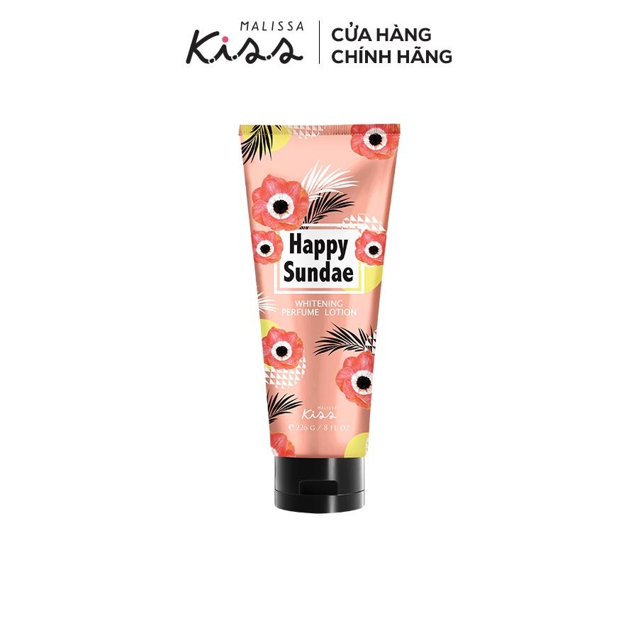 Sữa Dưỡng Trắng Da Toàn Thân Hương Nước Hoa Malissa Kiss Hương Happy Sundae 226g