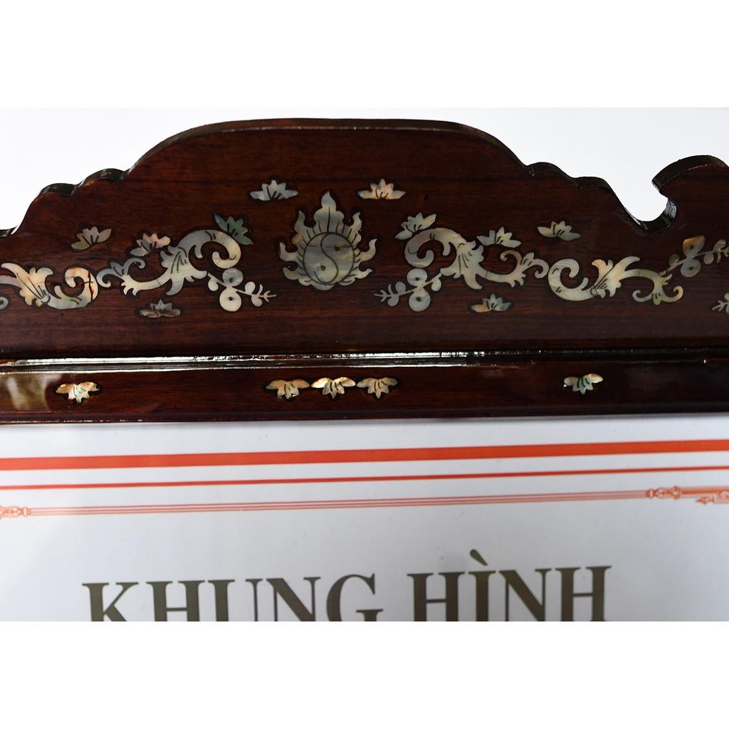 khung hình gỗ Gõ 40 x 25