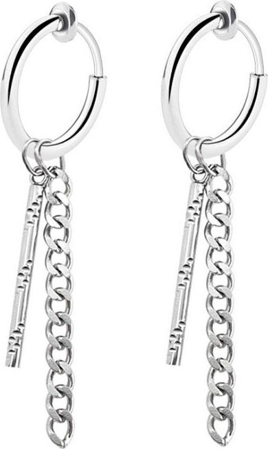 Bông Tai Nam KPOP Loại Kẹp Ko Cần Bấm Lỗ Tai Chất Liệu Thép Titan Ko Đen Ko Dị Ứng TT 1778 - 1 cặp