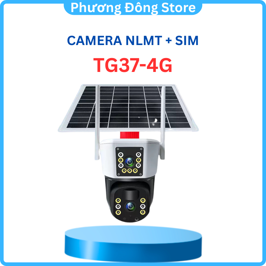 Camera năng lượng mặt trời SIM 4G ,FHD-6.0MP hình ảnh sắc nét, chống nước chống thấm TG37-4G sử dụng App IP PRO ( Eseecl) - Hàng nhập khẩu
