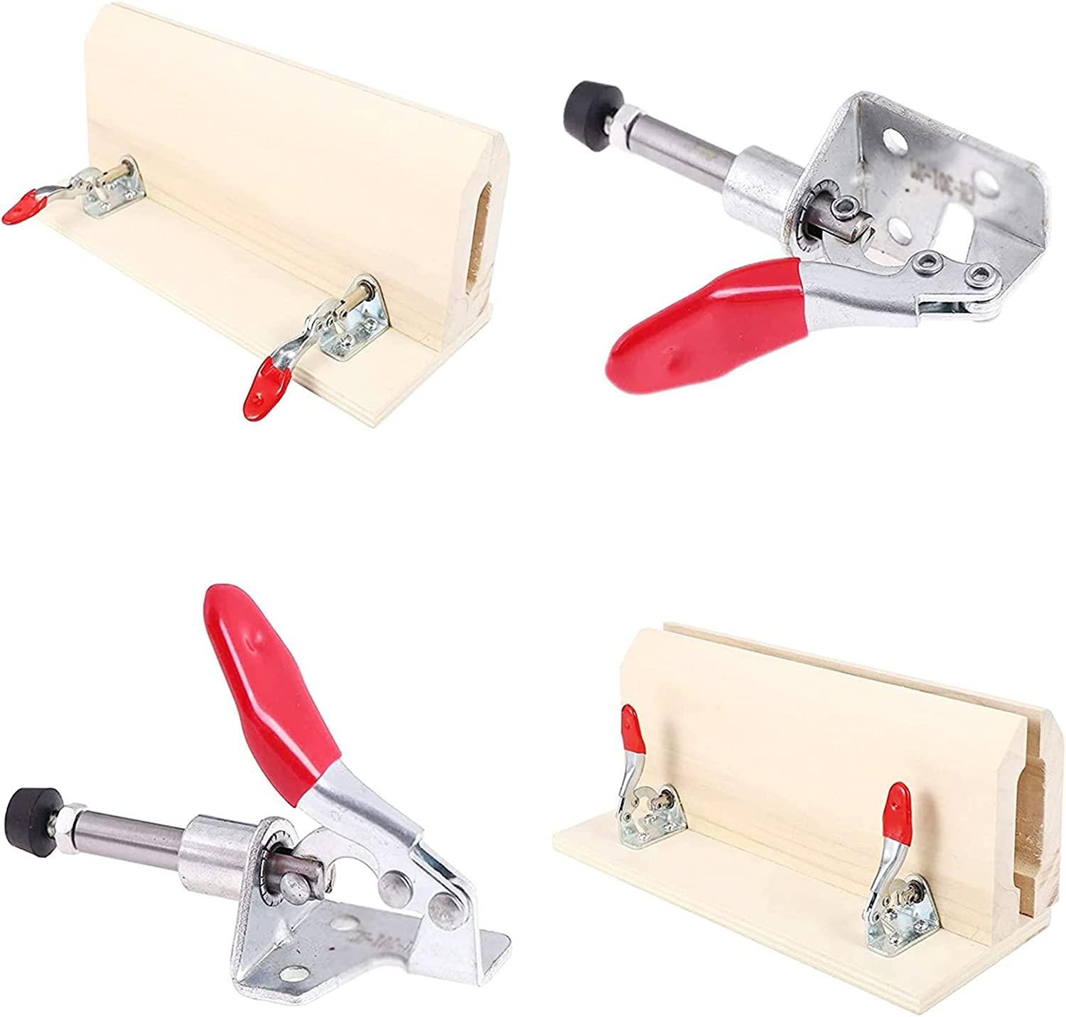 4 kẹp ngang, công cụ đẩy và kéo bằng tay, kẹp nghiêng phát hành nhanh để vận hành máy, chế biến gỗ, hàn
