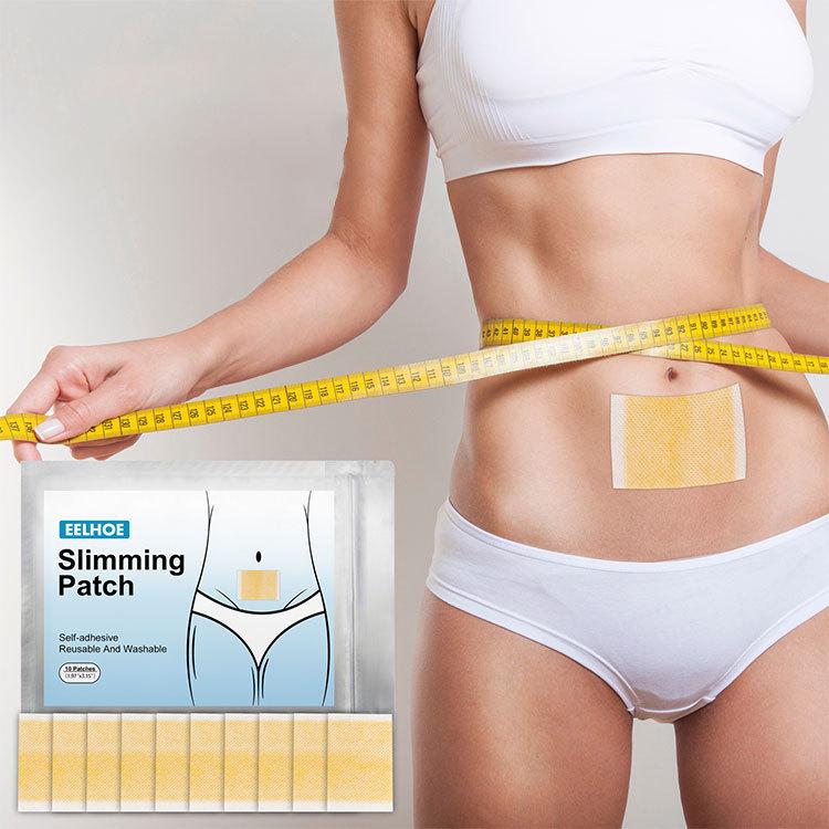 10 chiếc / 1 túi miếng dán giảm béo nhanh chóng miếng dán đốt cháy mỡ thừa miếng dán rốn thảo dược