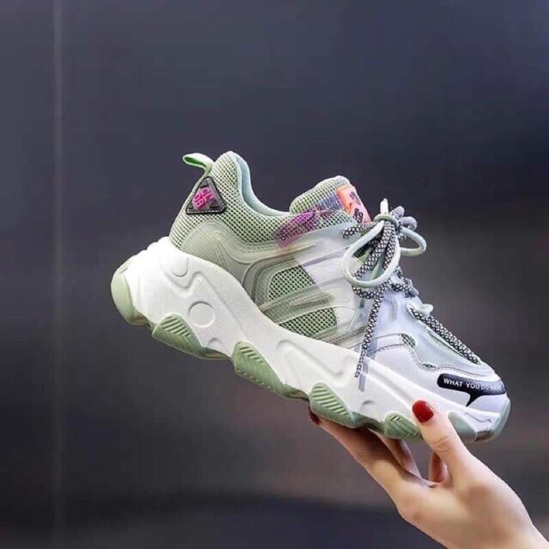 GIÀY THỂ THAO ĐẾ BÁNH MỲ 2 DÂY FULL HỘP