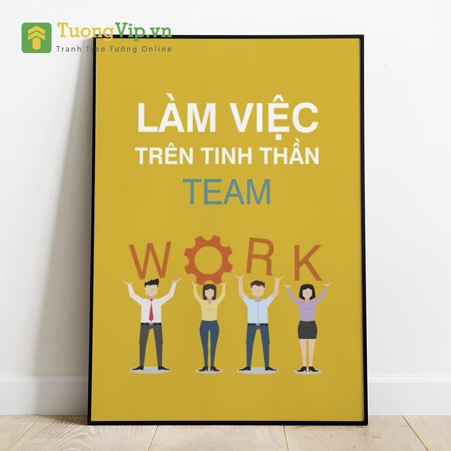 Tranh Canvas  - Tranh Treo Tường Slogan Tạo Động Lực 7 - Tặng Kèm Đinh Đóng Tường Không Cần Khoan